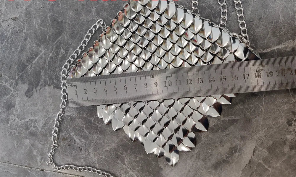 Mermaid Scale Chain Bra - Festigal