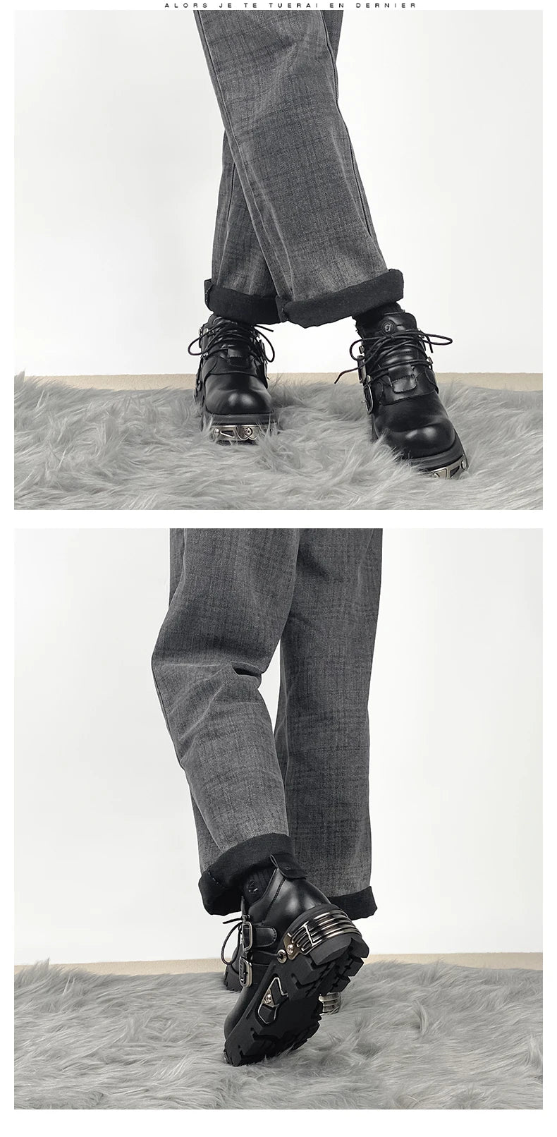 Futuristic Metal Platform Shoes - Festigal