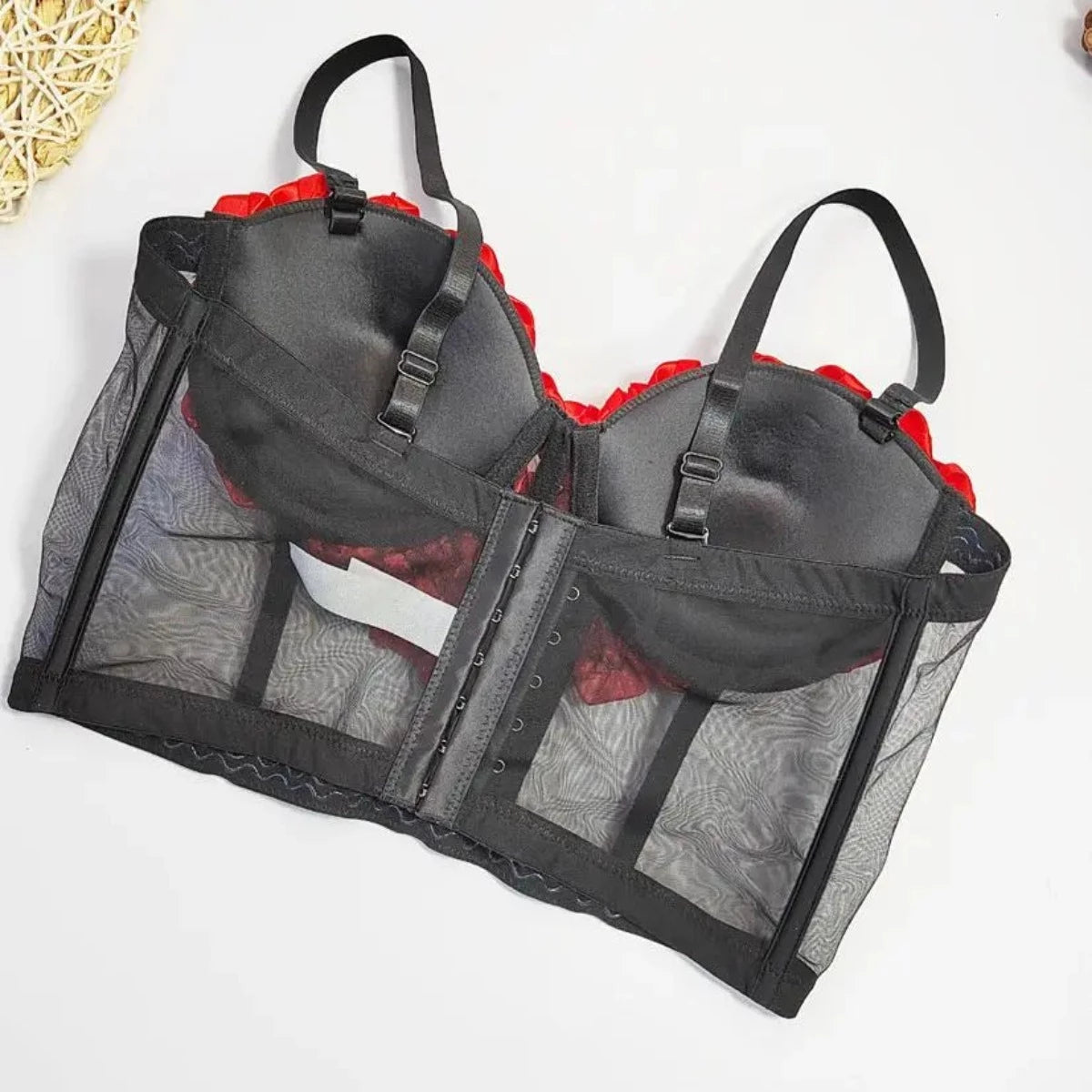 3D Roses Corset Top - Festigal