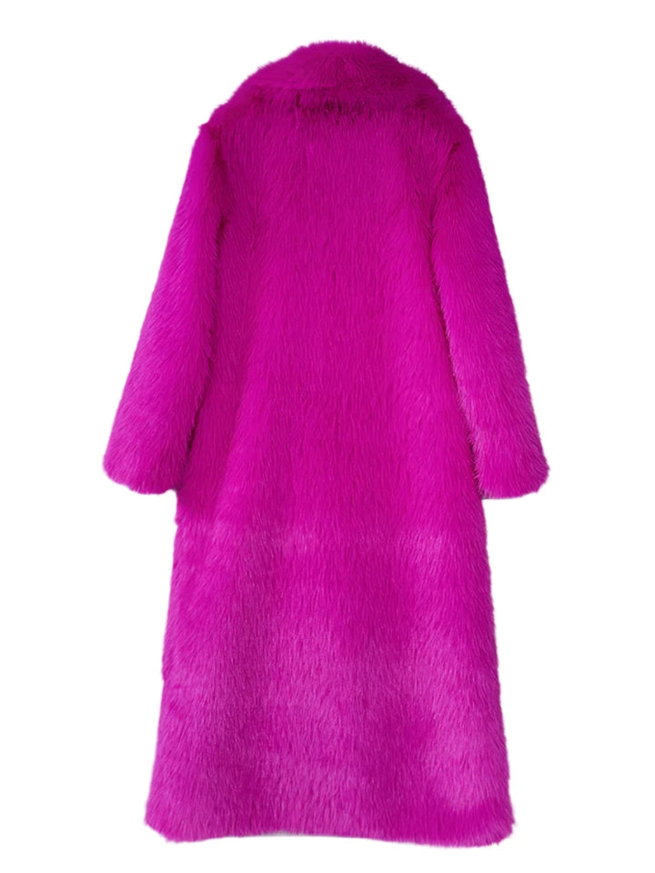 Faux Fur Long Coat - Festigal