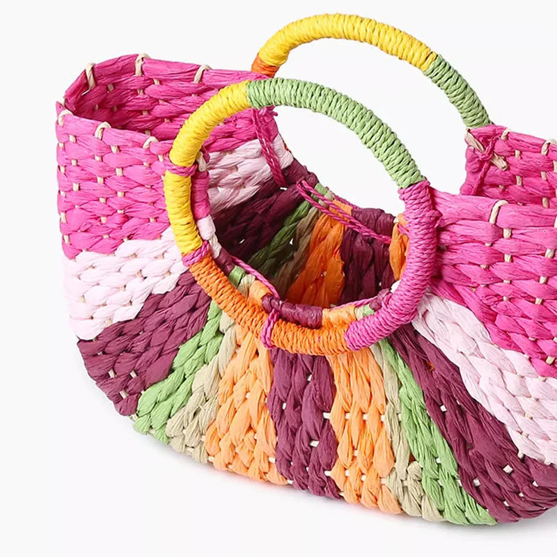Boho Rainbow Woven Bag - Festigal