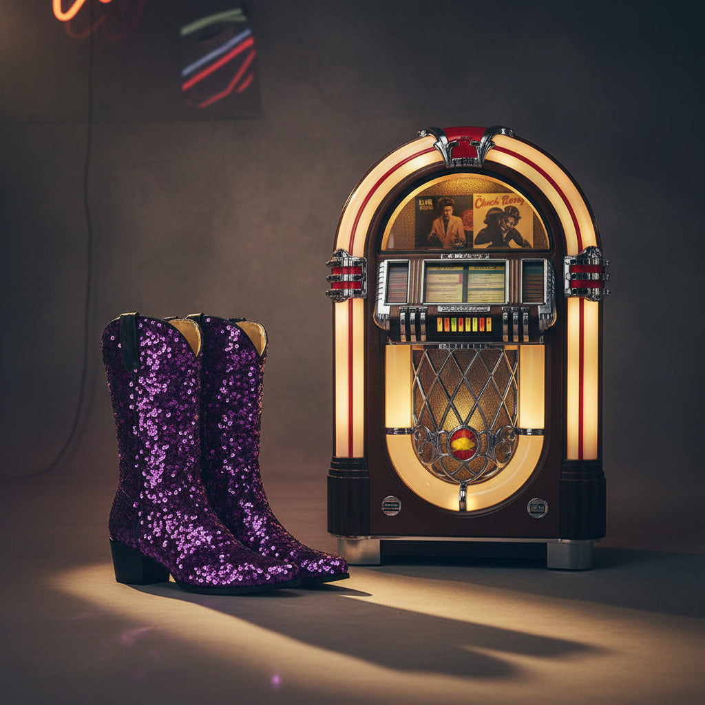 Sequin Cowgirl Boots