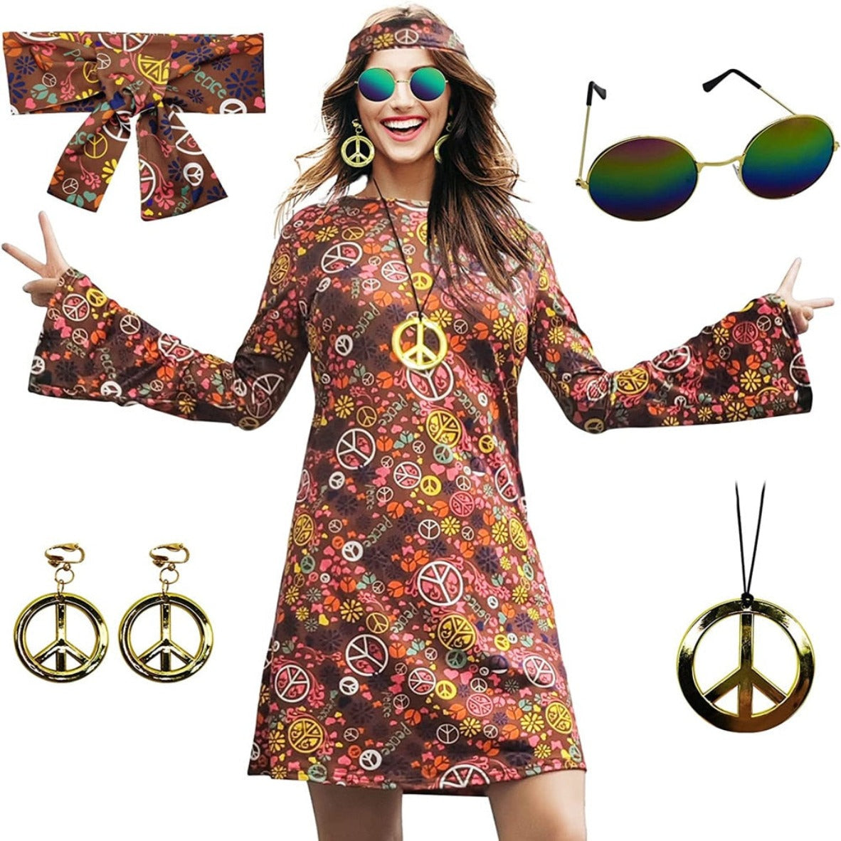 Hippy Heavenly Dress with Accessories
