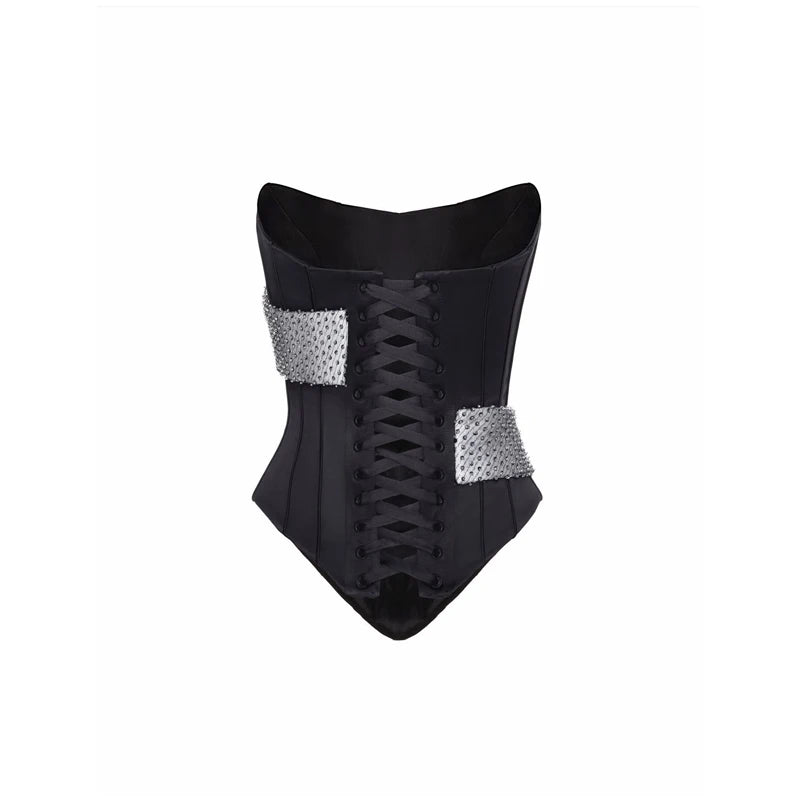 Hands Satin Corset