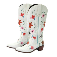 Embroidered Western Cowboy Boots