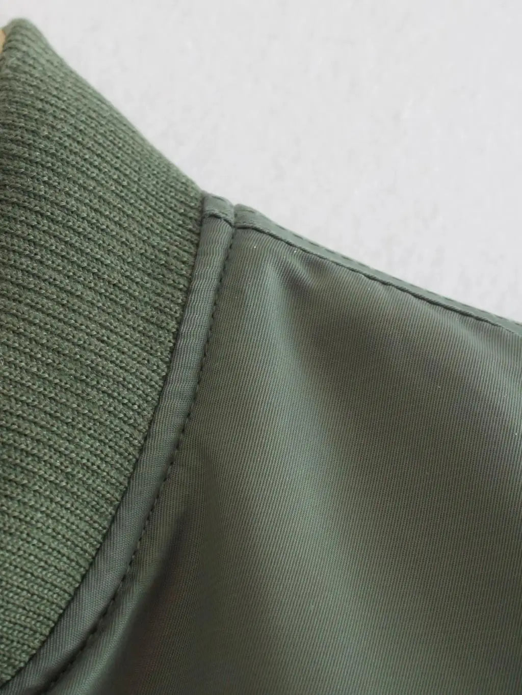 Indie Style Green Bomber Jacket - Festigal