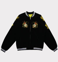 Men's Embroidered Japanese Dragon Jacket