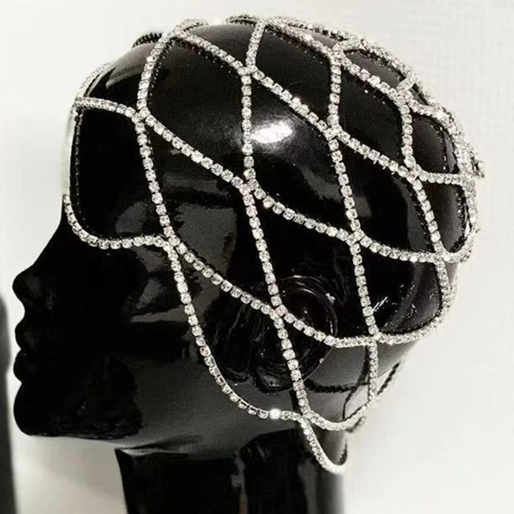 Hollow Rhinestone Head Chain - Festigal