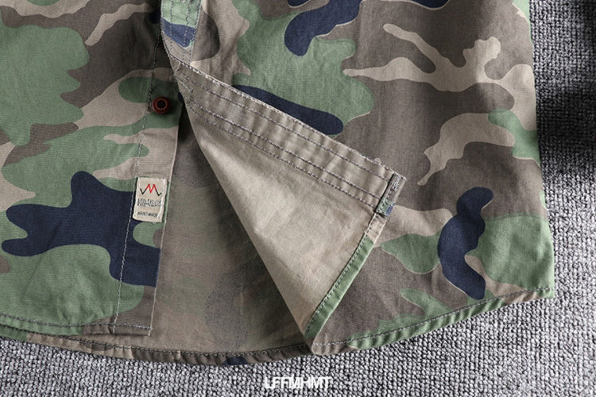 Men's Camouflage Cargo Shirt