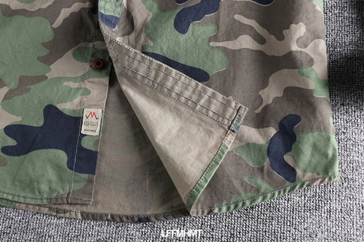 Men's Camouflage Cargo Shirt - Festigal