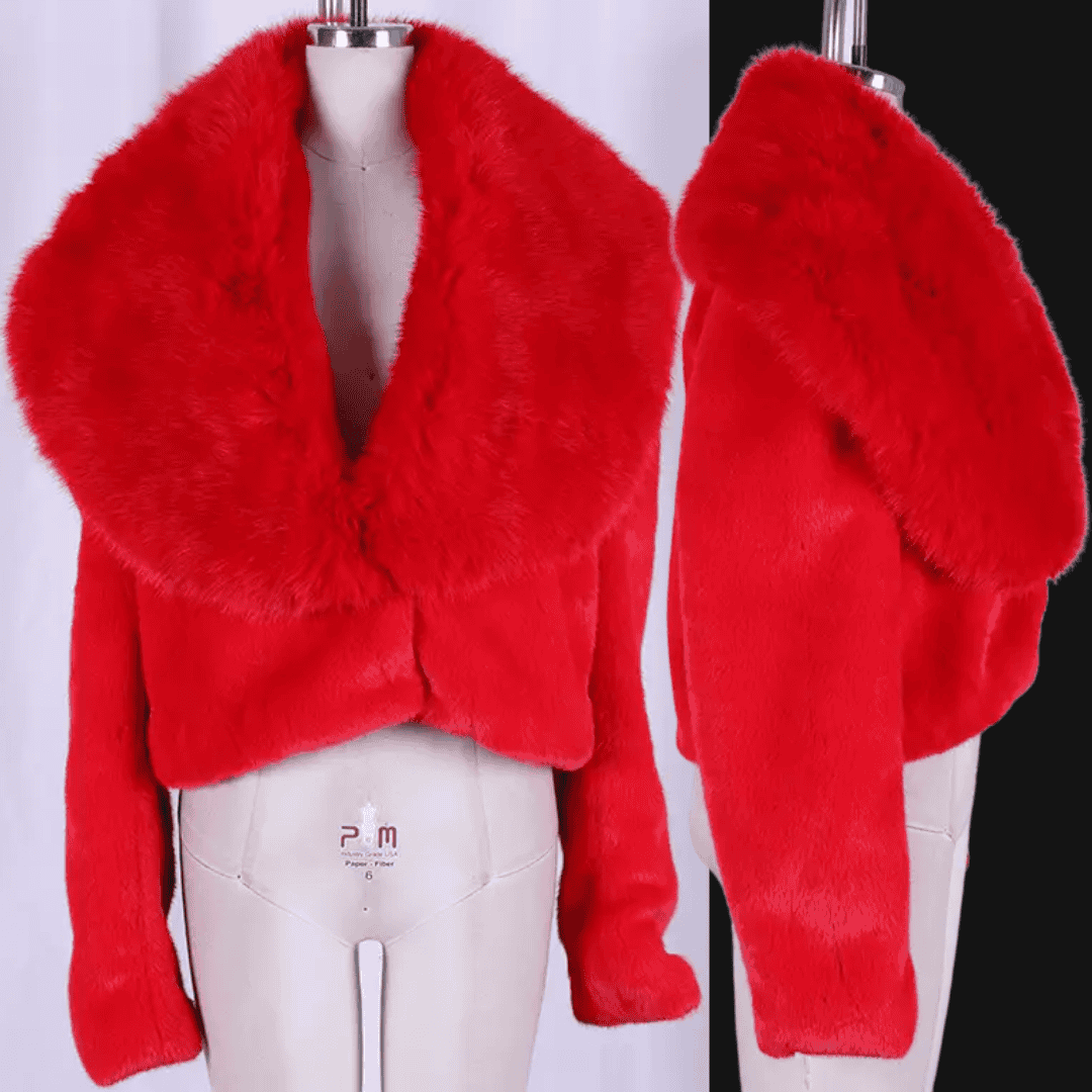 Faux Fur Short Coat - Festigal