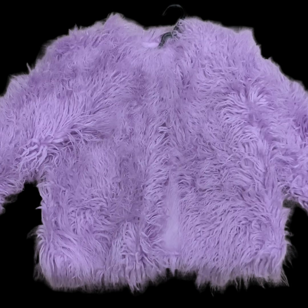 Shaggy Faux Fur Jacket Coat - Festigal