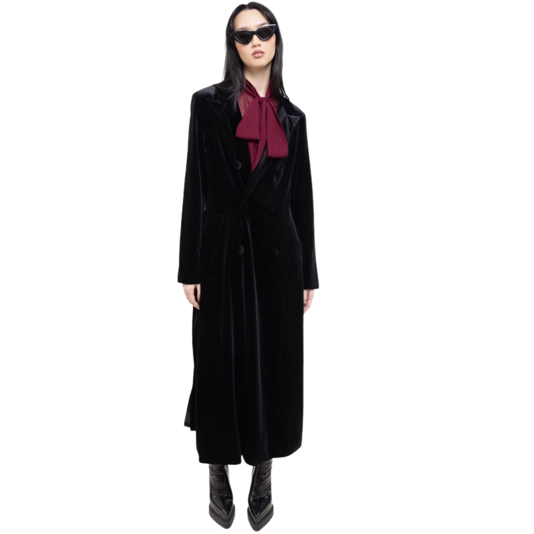 Velvet Longline Jacket