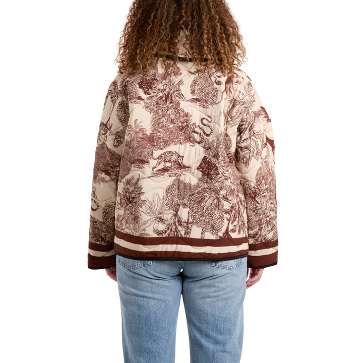 Animal Print Padded Jacket