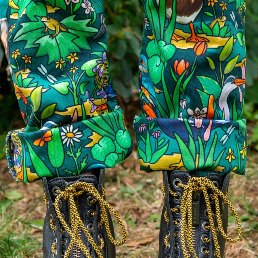 Pond Life Stretch Dungarees