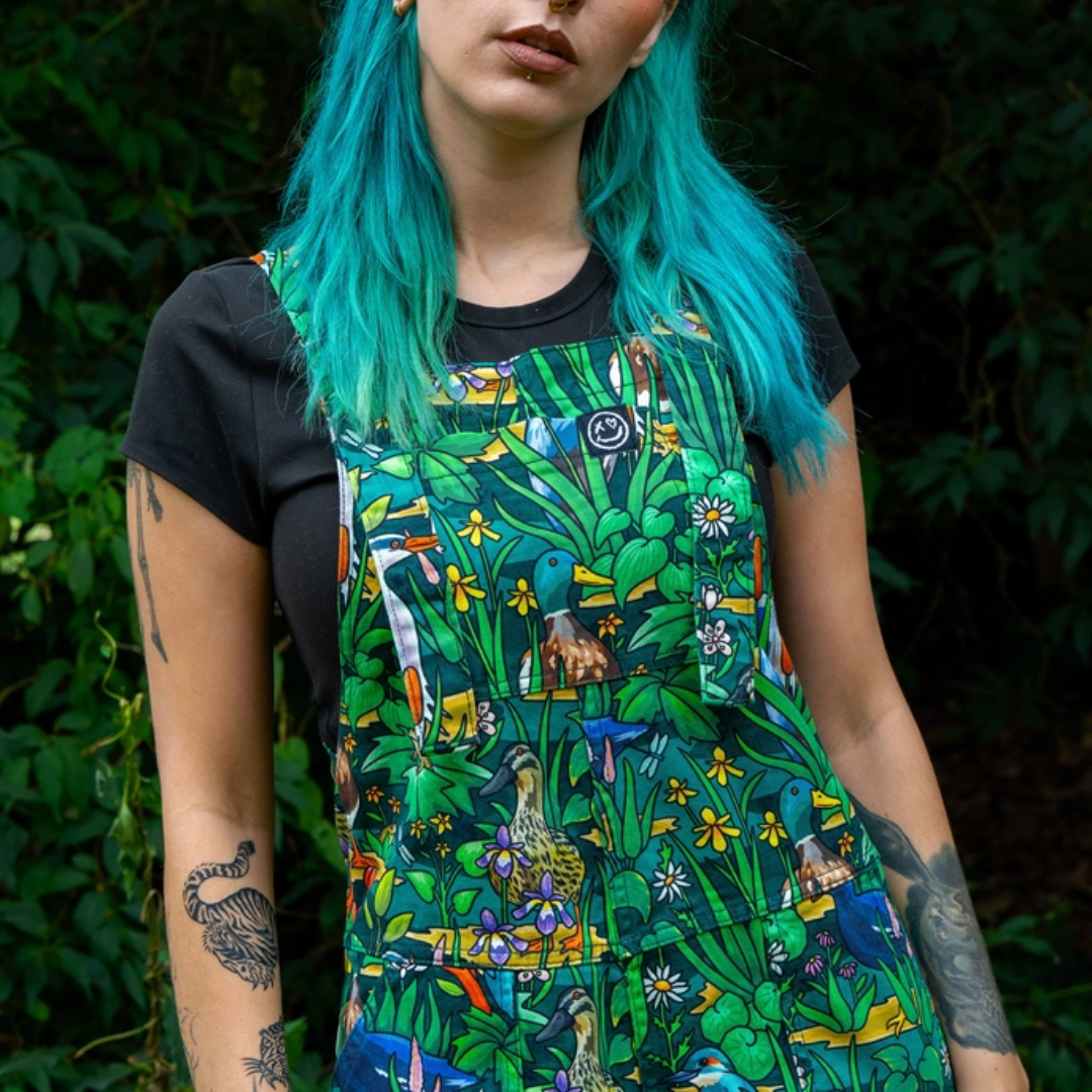 Pond Life Stretch Dungarees