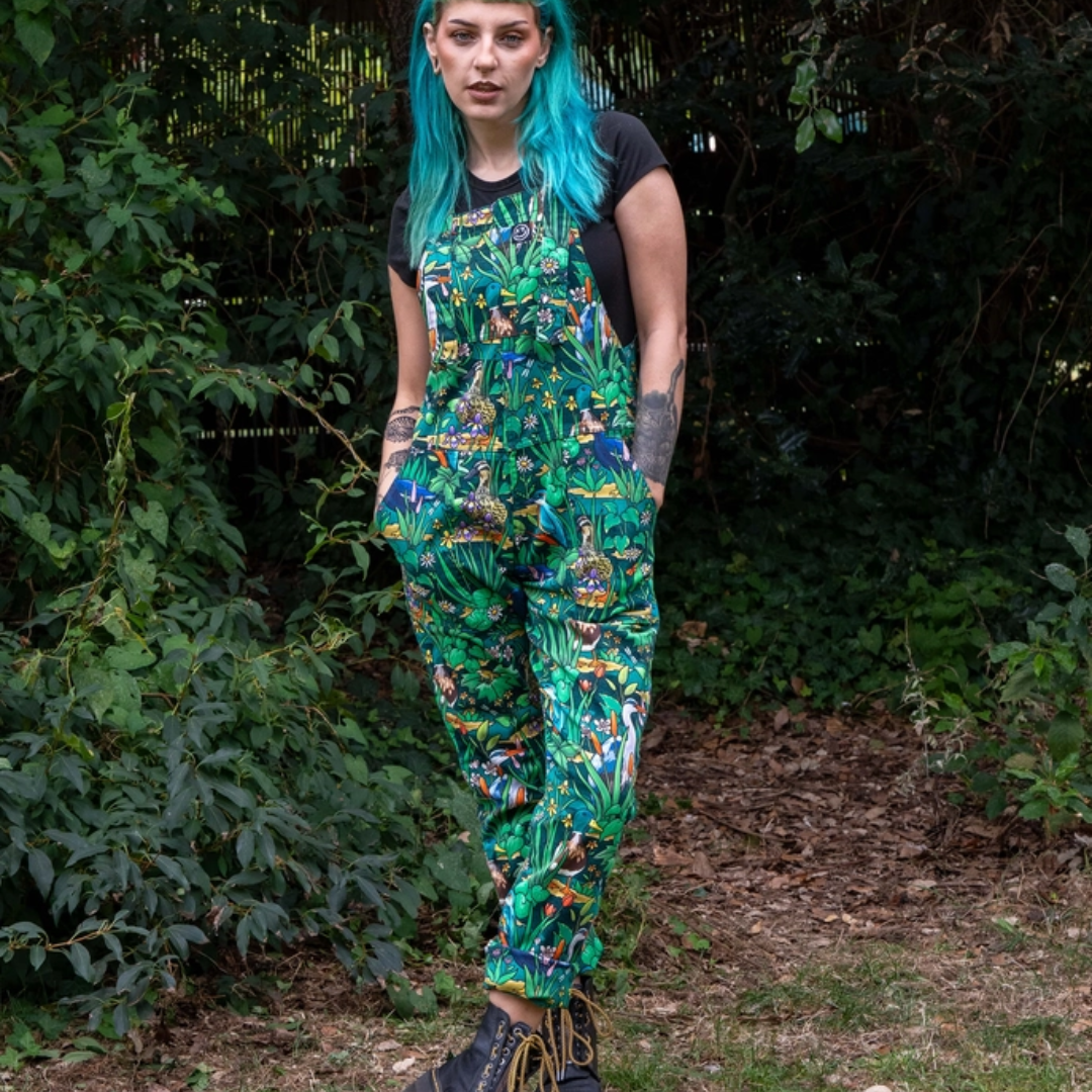 Pond Life Stretch Dungarees