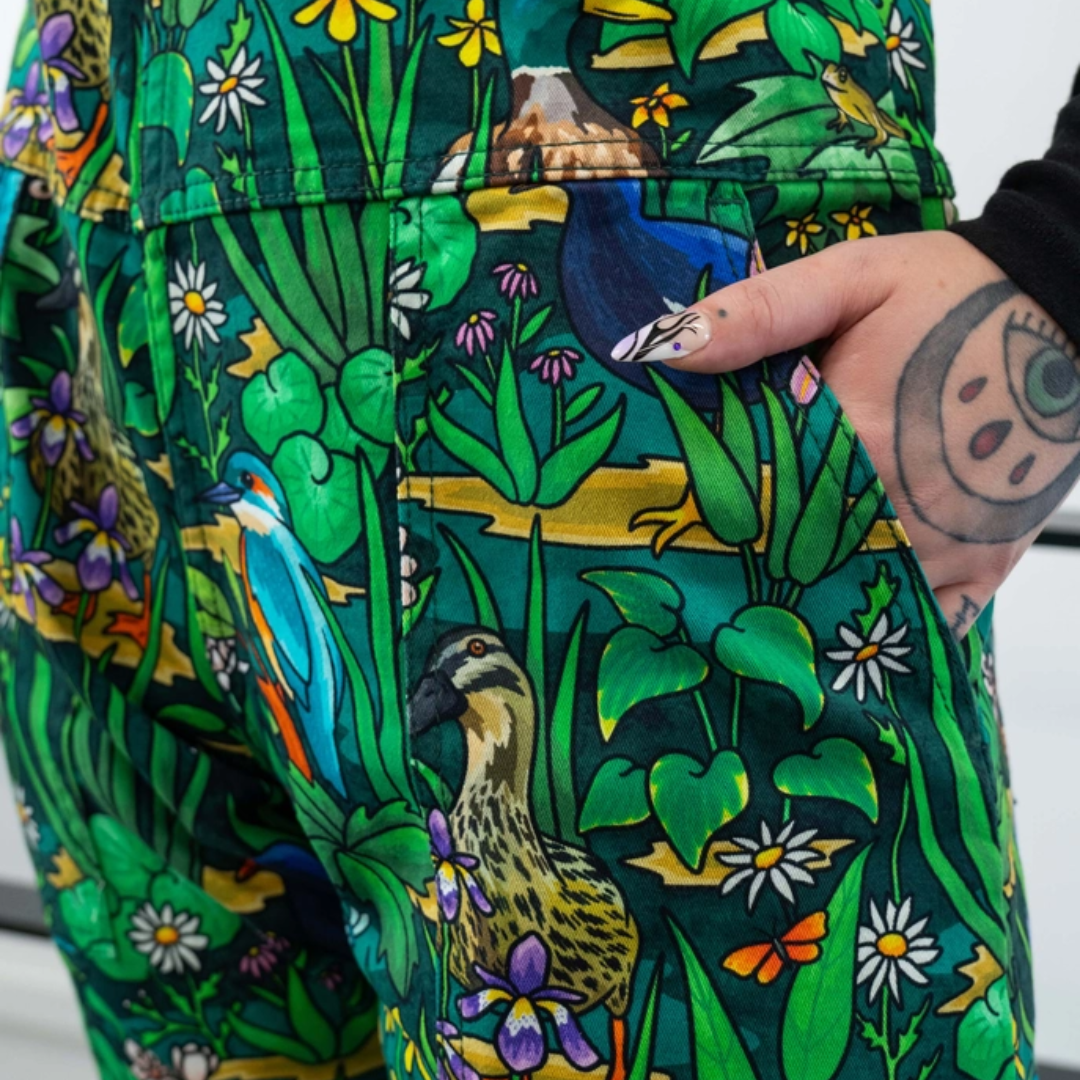 Pond Life Stretch Dungarees