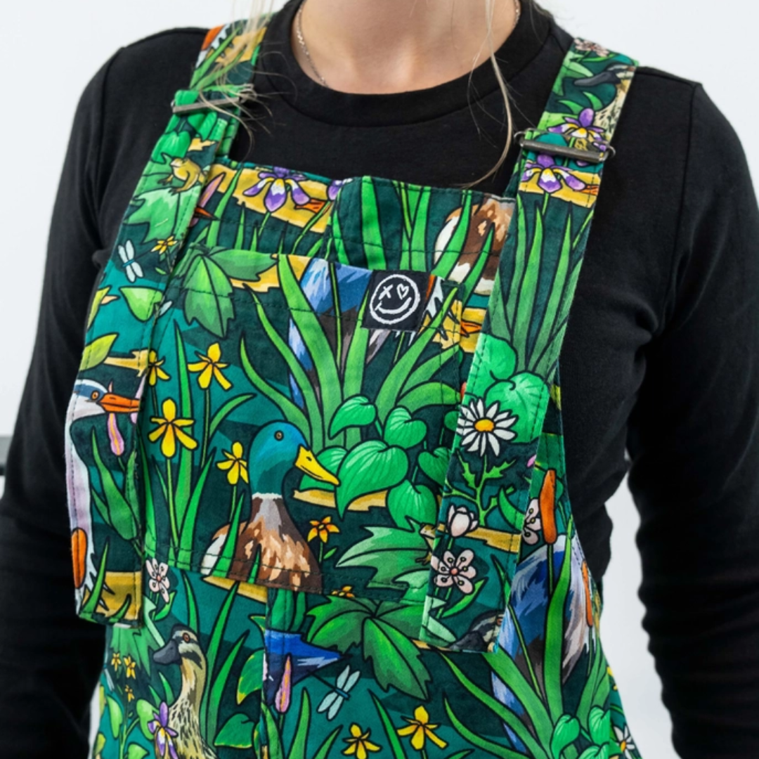 Pond Life Stretch Dungarees