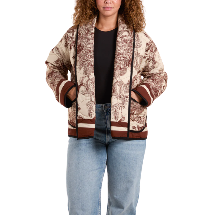 Animal Print Padded Jacket