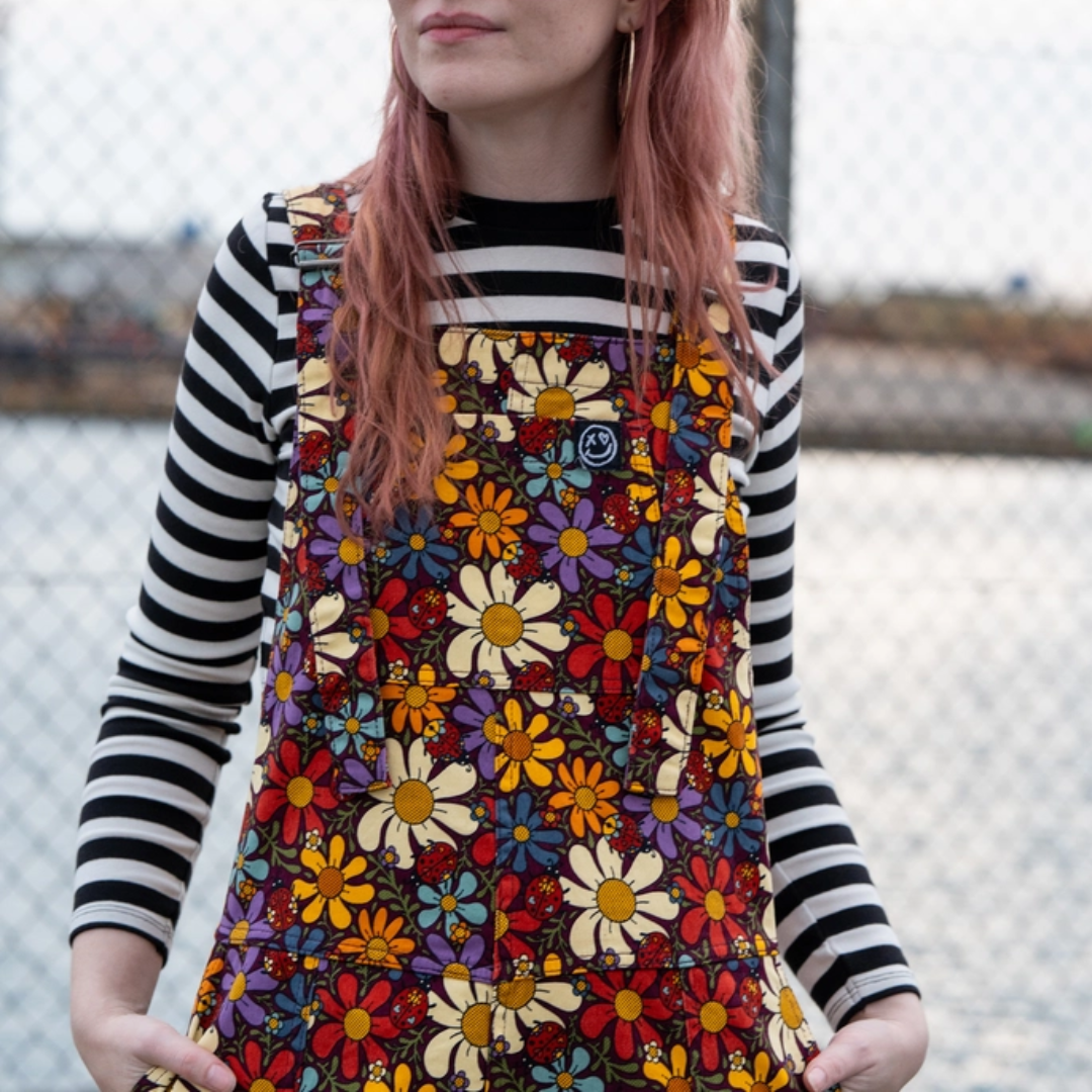 Love Bugs Stretch Dungarees