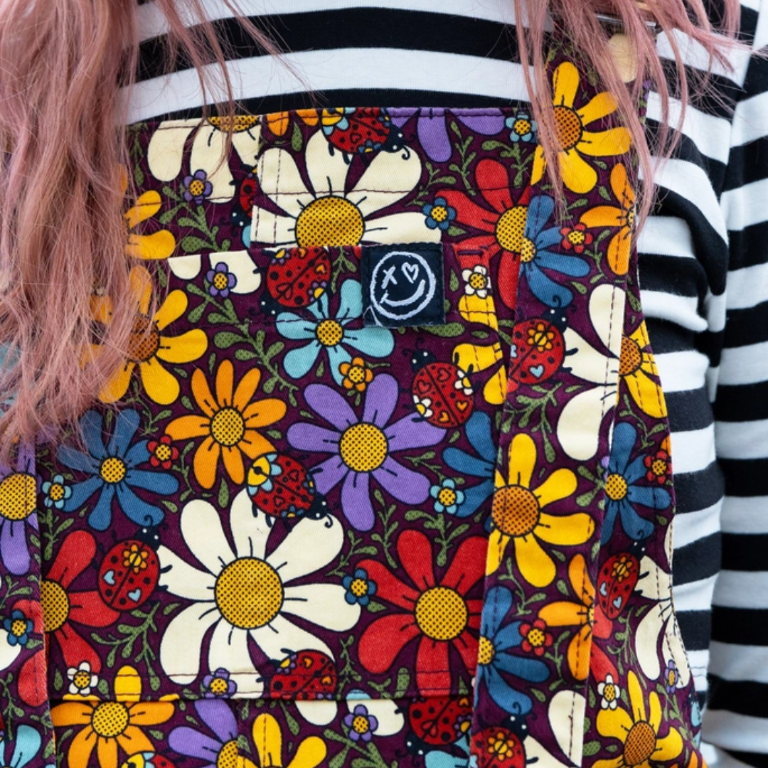 Love Bugs Stretch Dungarees