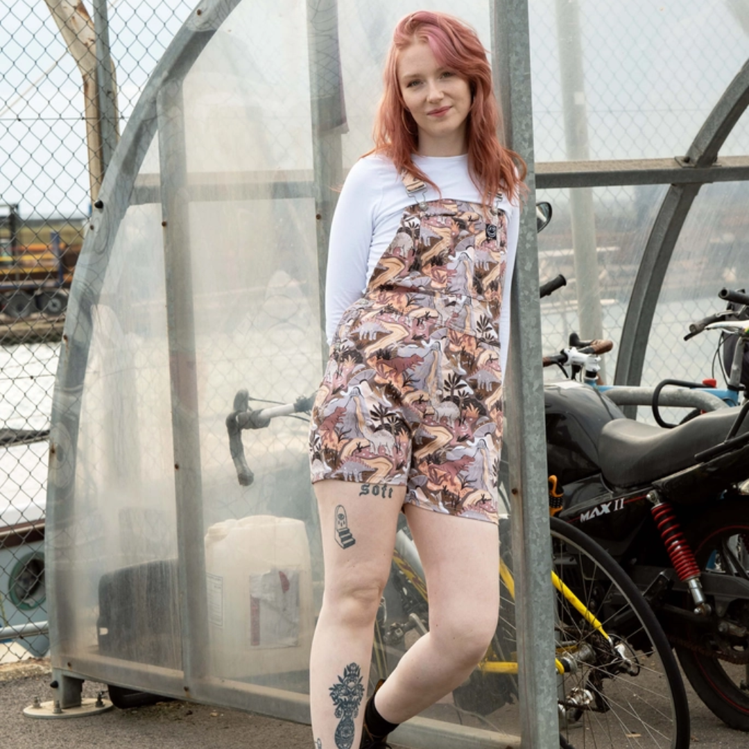 Dinoverse Dungaree Shorts