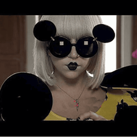 Lady Gaga Circular Flip Sunglasses - Festigal