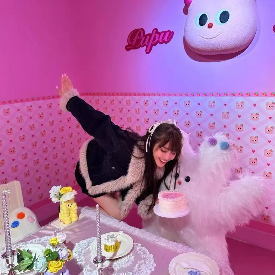 Black Denim Fur Trim Jacket - Festigal