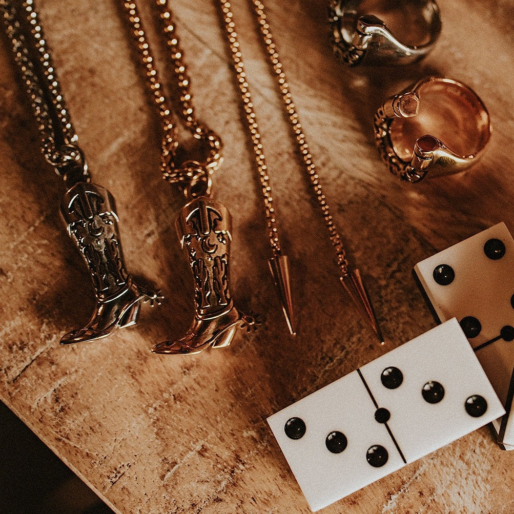 Cowgirl Boot Necklace