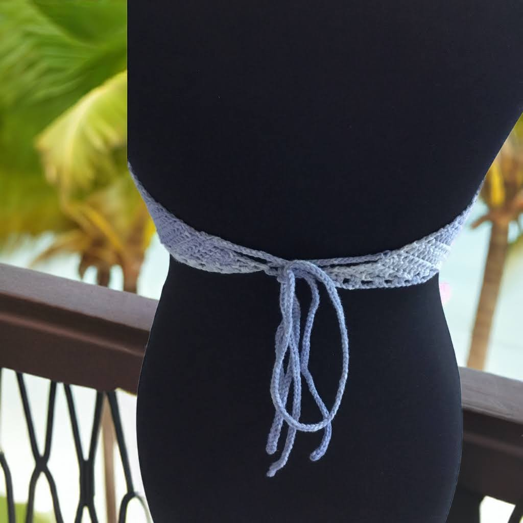 Wildflower Inset Crochet Halter Tops – Handmade Festival Bralette