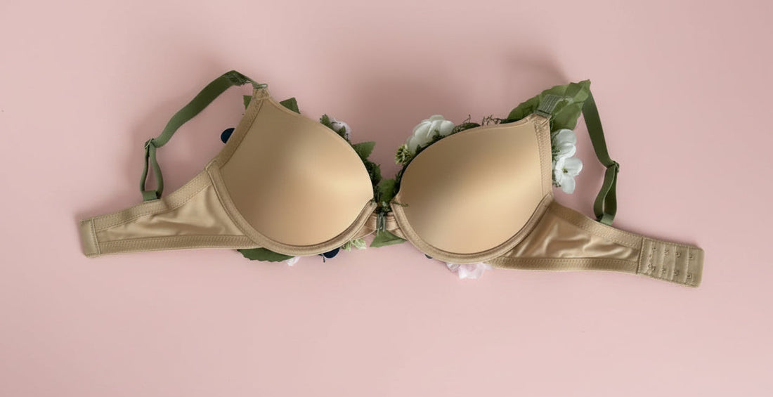 3D Floral Bra
