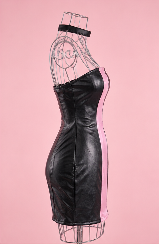 Cady Satin Strapless Dress