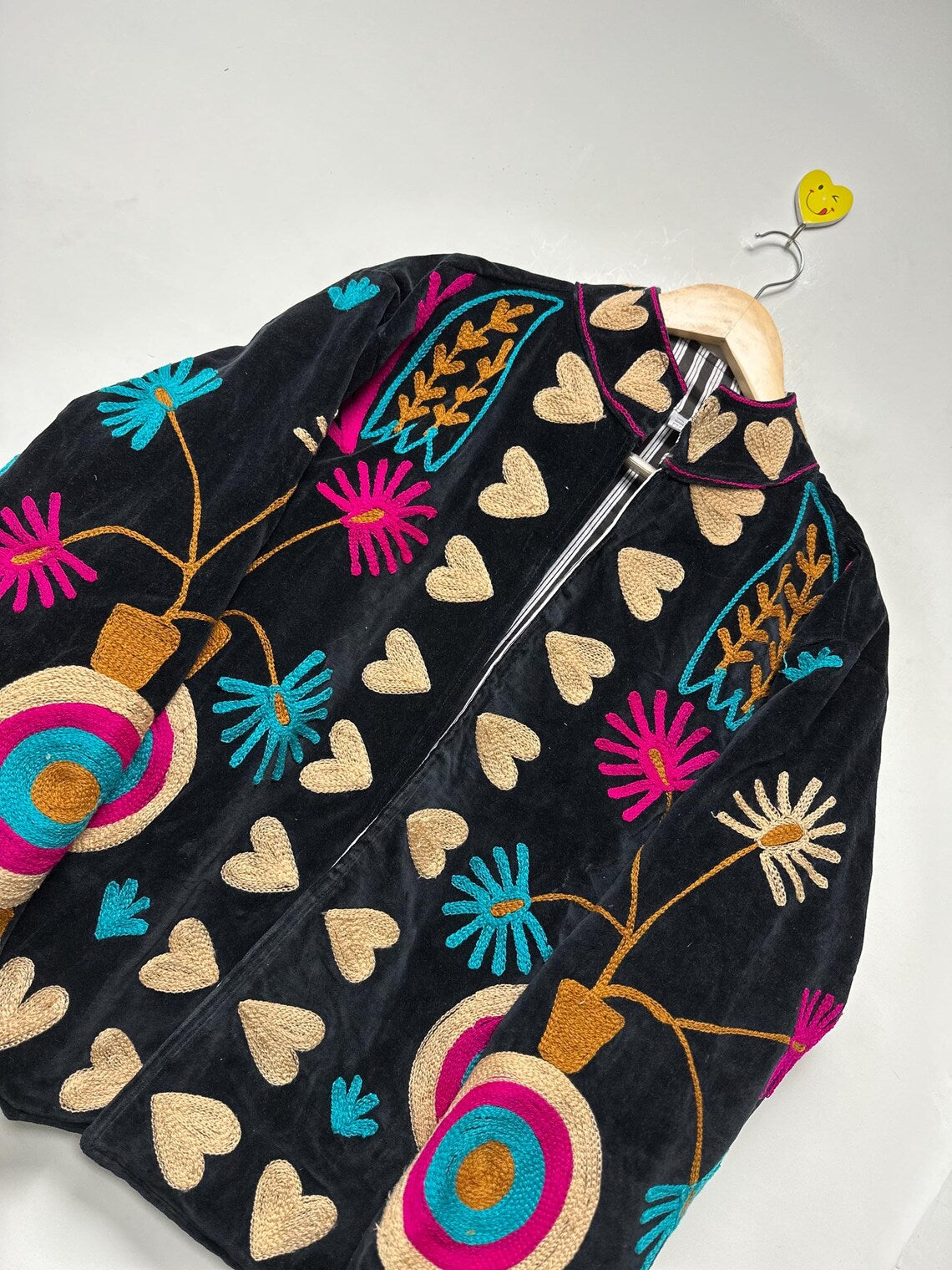 Dreams Embroidered Velvet Jacket