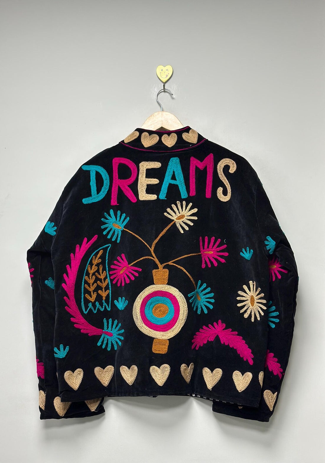 Dreams Embroidered Velvet Jacket