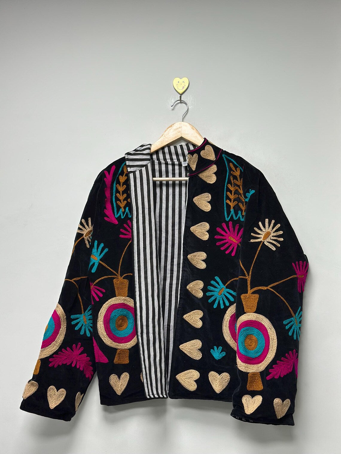 Dreams Embroidered Velvet Jacket