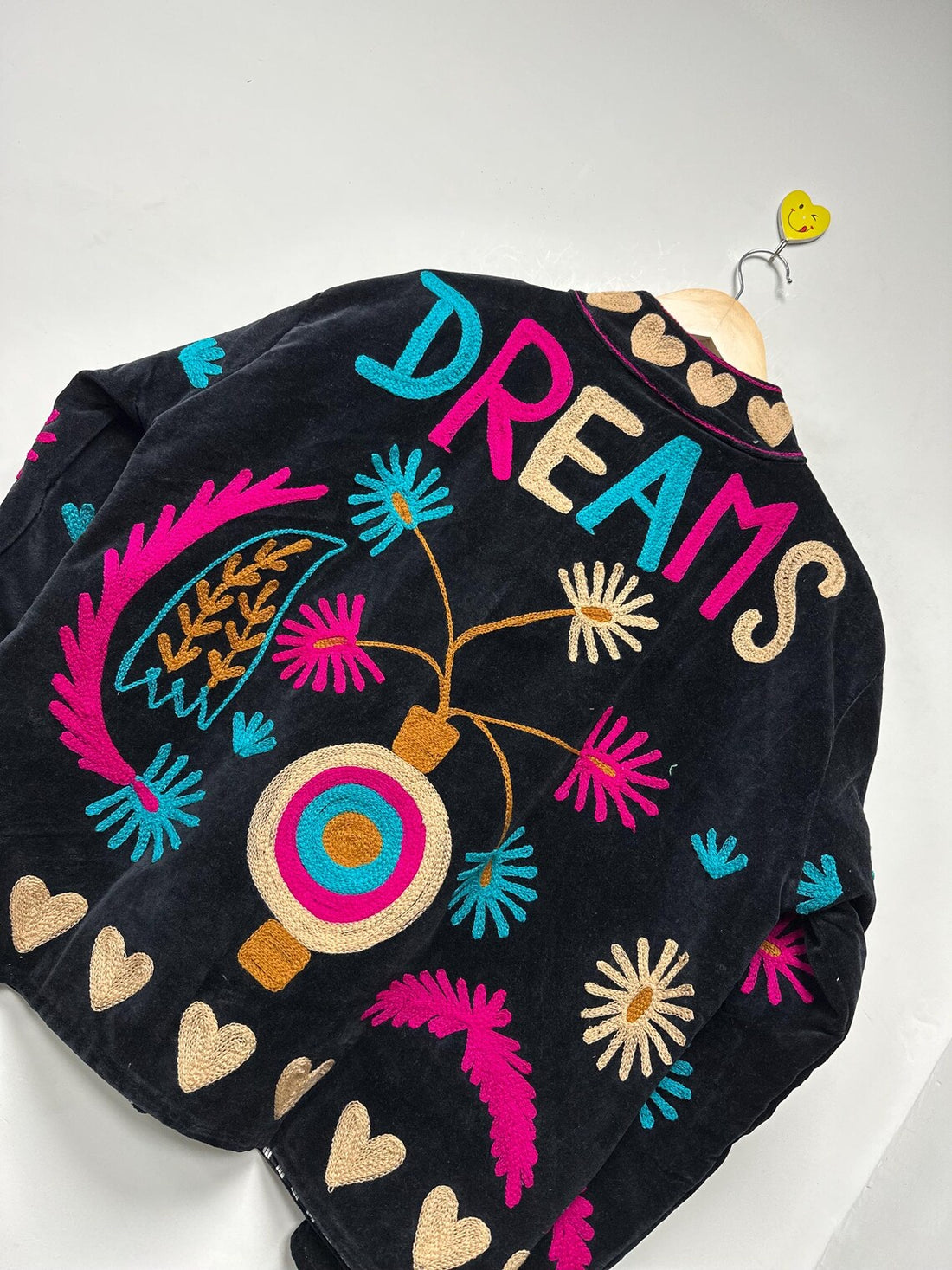 Dreams Embroidered Velvet Jacket