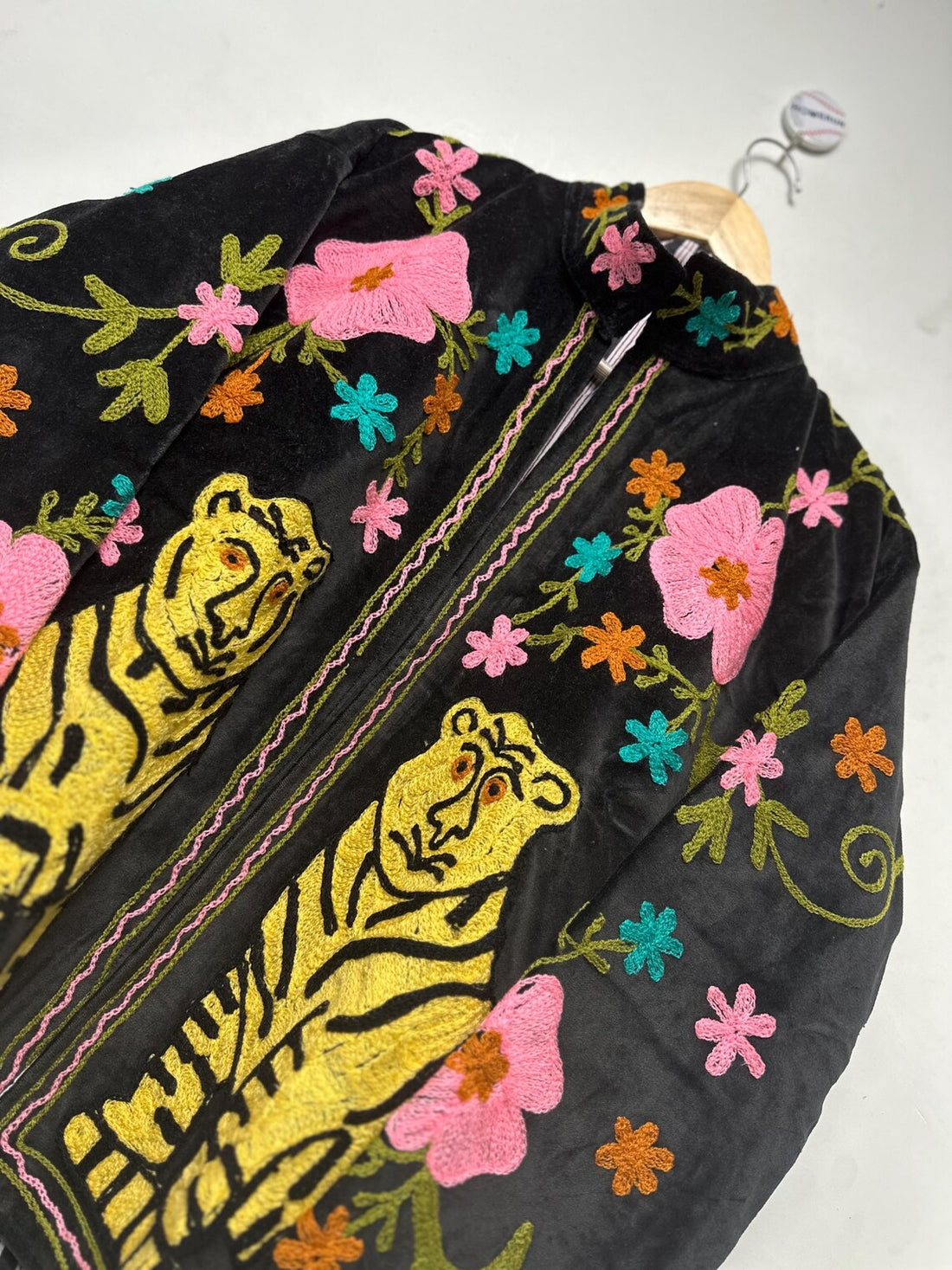 Velvet Tiger Embroidered Suzani Jacket