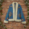 Velvet Embroidered Afghan Jacket