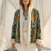 Velvet Embroidered Afghan Jacket