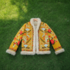 Velvet Embroidered Afghan Jacket