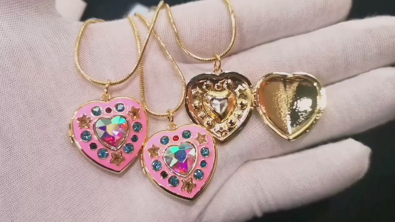 Rainbow Gem Locket