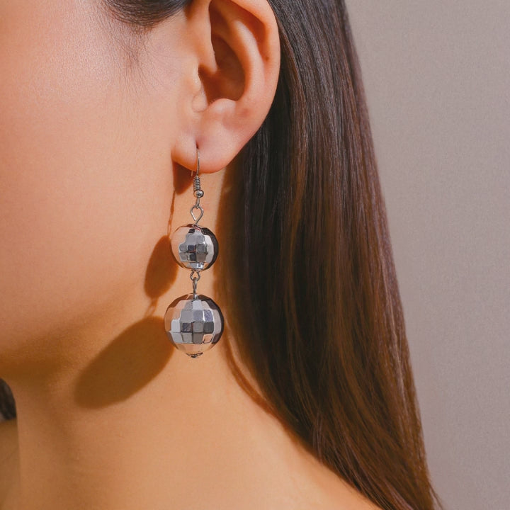 Disco Ball Dangle Earrings