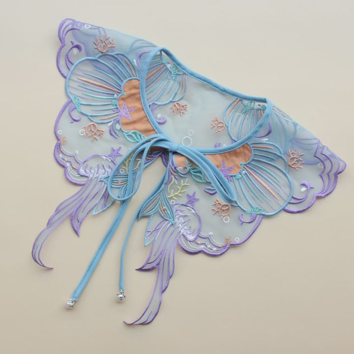 Butterfly Lace Up Collar