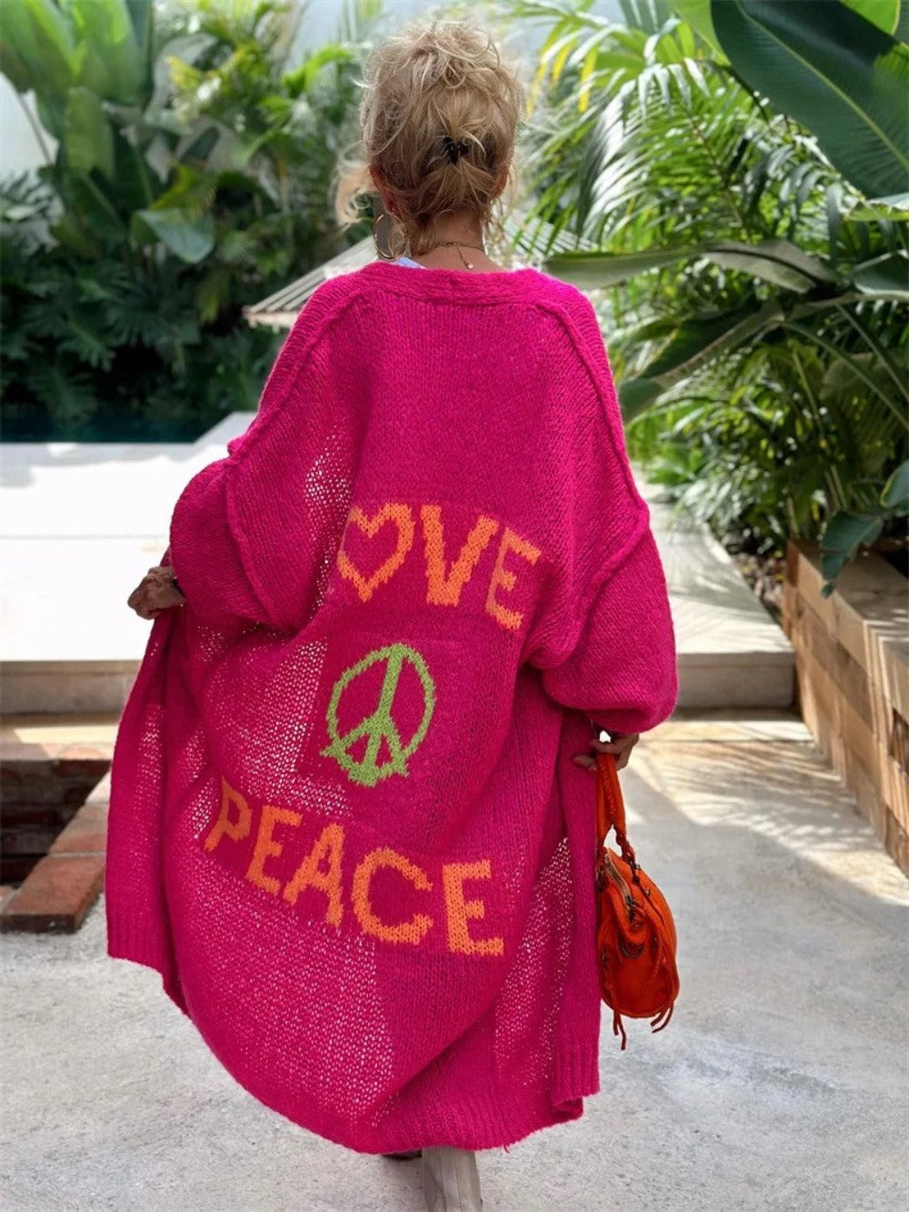 Love & Peace Extra Long Cardigan - Festigal
