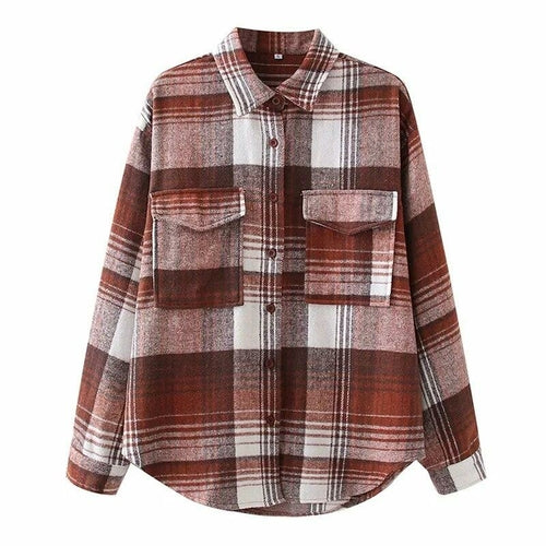 Cowgirl Plaid Print Shirt - Festigal