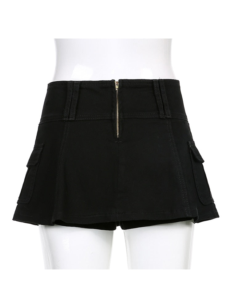Denim Micro Mini Shorts - Festigal