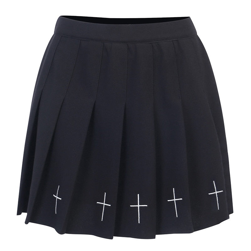 Goth Style Mini Skirt - Festigal