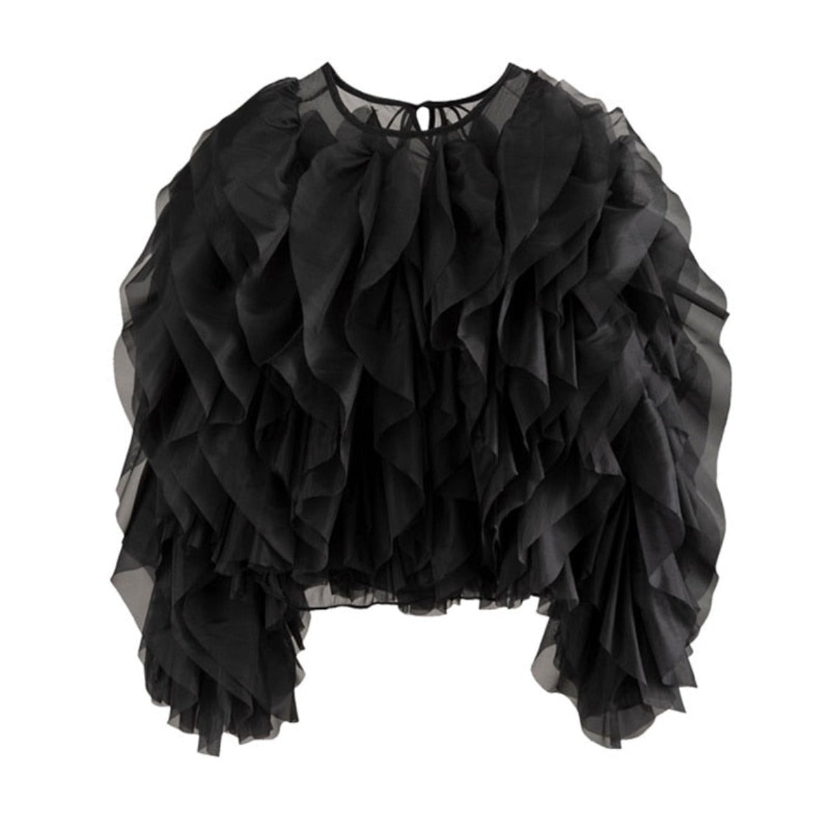 Exaggerated Chiffon Blouse - Festigal