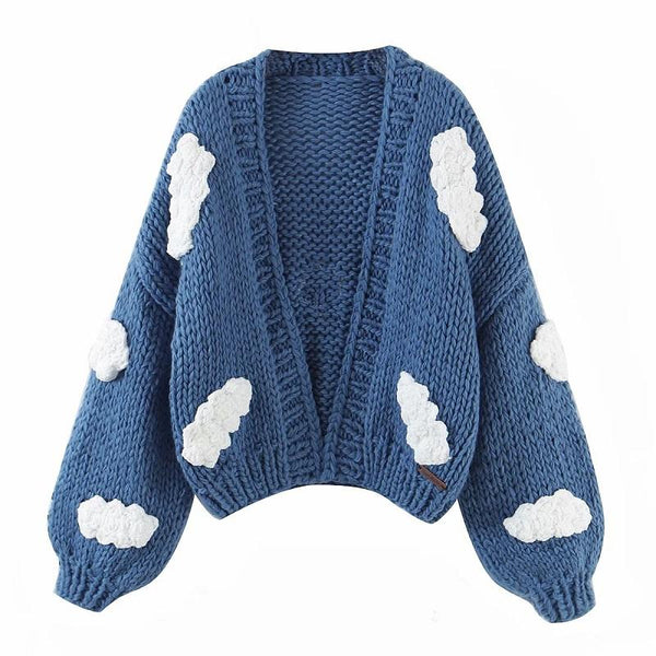 Handmade Cloud Knitted Cardigan - Festigal
